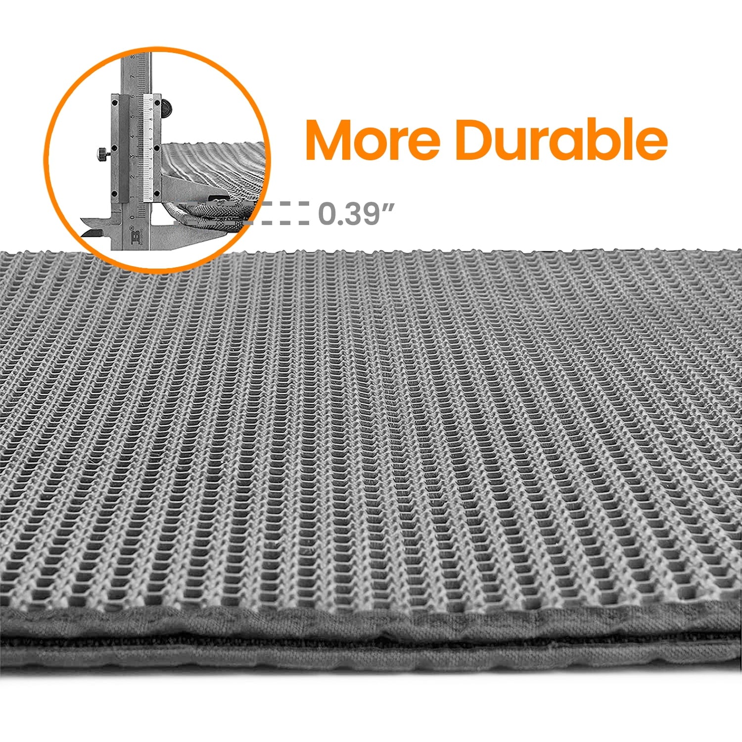 Double-Layer Cat Litter Mat with Honeycomb Design - 30x24 Inch Waterproof Tray, Traps Litter & Prevents Mess, Easy Clean
