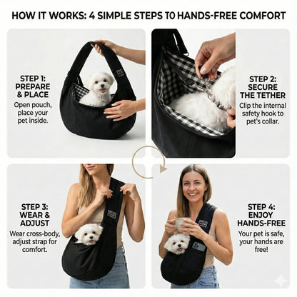 PawandPets™ Safety Shoulder Pet Carrier