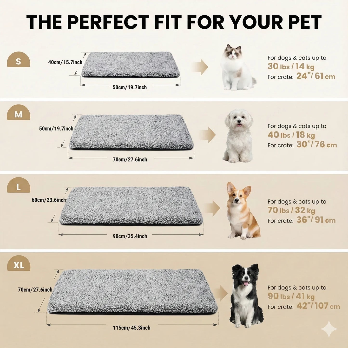 PawandPets™ Self-Heating Pet Bed