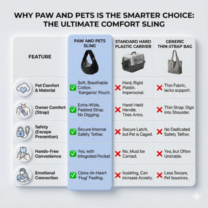 PawandPets™ Safety Shoulder Pet Carrier