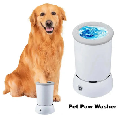PawandPets© Automatic Paw Washer for Dogs & Cats - Electric Pet Foot Cleaning Cup with Quick, Low-Noise Cleaning