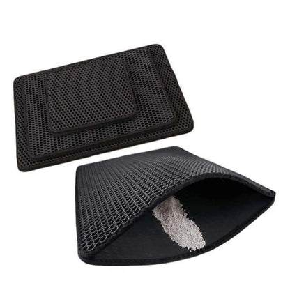 PawandPets© Double-Layer Honeycomb Cat Litter Mat
