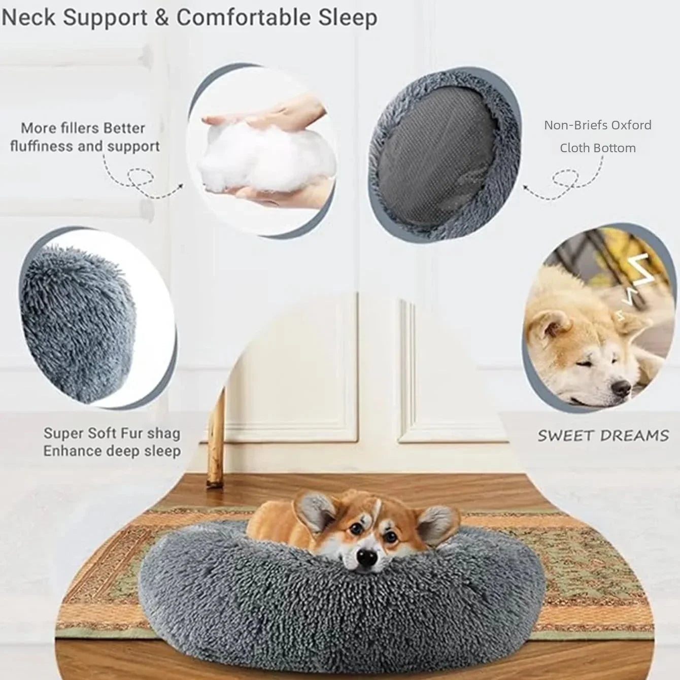 PawandPets© - World #1 Anxiety Relief Dog Bed