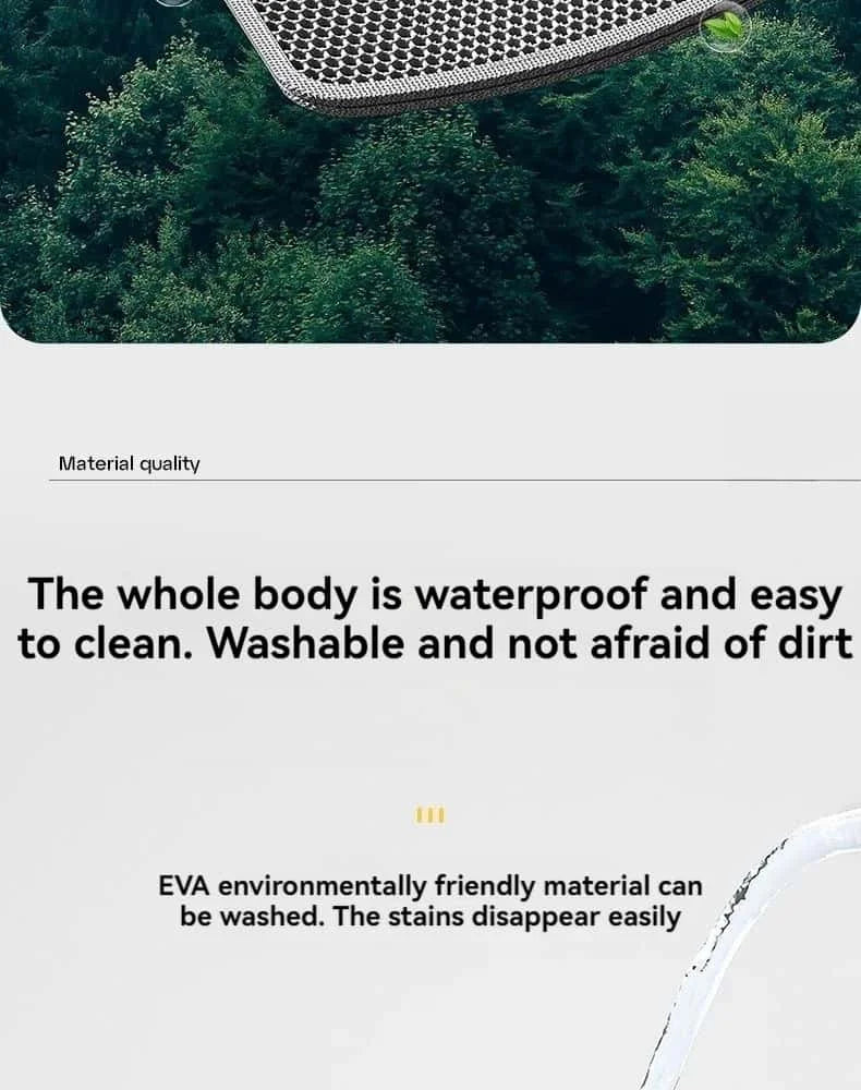 PawandPets© Double-Layer Honeycomb Cat Litter Mat