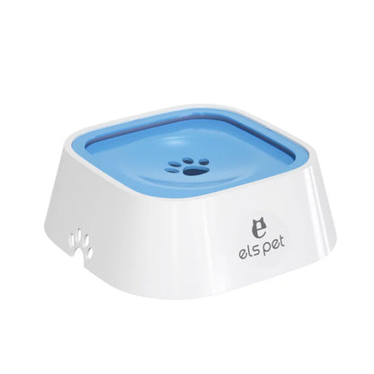 PawandPets© Pet Water Fountain with Floating Plates| No Spill Dog Water Bowl